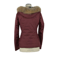 Thumbnail for Chic Pink Hooded Wool-Effect Jacket