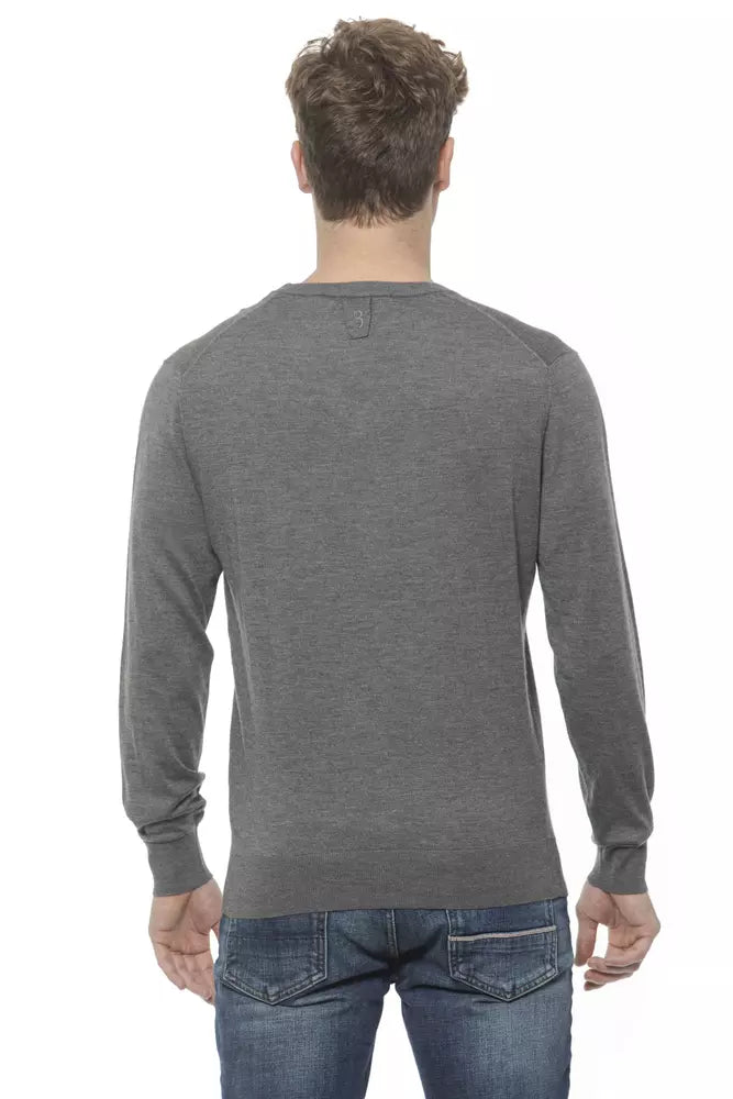 Exquisite Cashmere V-Neck Mens Sweater