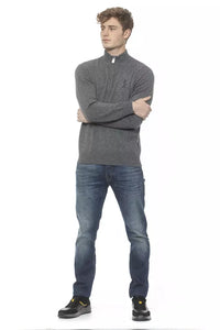 Thumbnail for Elegant Cashmere Zip Cardigan for Men