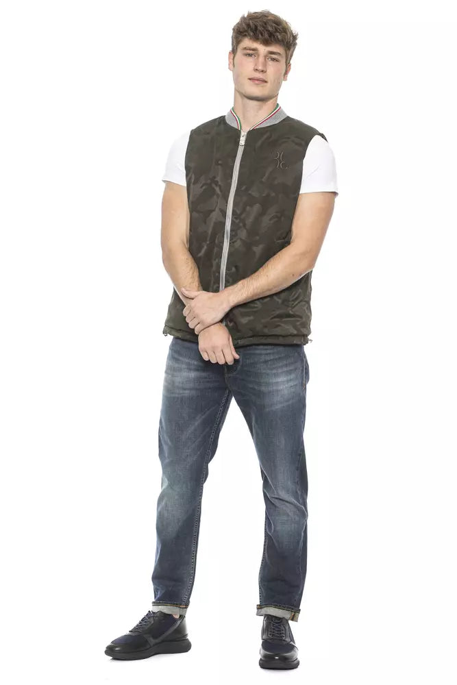 Chic Army Men's Designer Vest