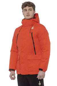 Thumbnail for Chic Red Water-Repellent Hooded Jacket