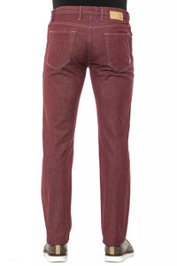Thumbnail for Elegant Super Slim Burgundy Trousers
