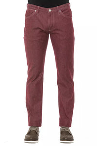 Thumbnail for Elegant Super Slim Burgundy Trousers