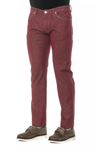 Thumbnail for Elegant Super Slim Burgundy Trousers