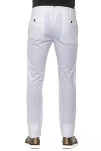 Thumbnail for Chic White Super Slim Men's Trousers
