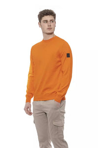 Thumbnail for Elegant Crewneck Cotton Sweater in Orange