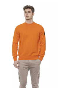 Thumbnail for Elegant Crewneck Cotton Sweater in Orange