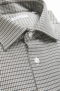 Thumbnail for Beige Medium Slim Collar Cotton Shirt