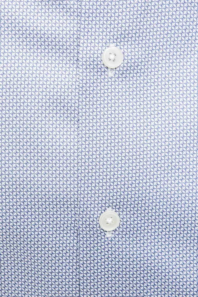 Elegant Medium Slim Collar Cotton Shirt
