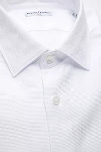 Thumbnail for Elegant White Slim-Fit Cotton Shirt