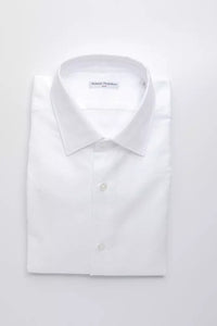 Thumbnail for Elegant White Slim-Fit Cotton Shirt