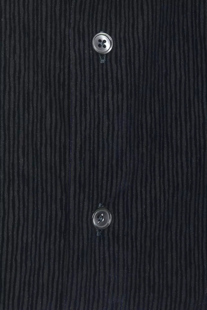 Sleek Medium Slim Collar Cotton Shirt