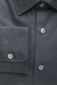 Thumbnail for Elegant Medium Slim Collar Black Shirt