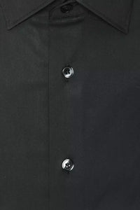 Thumbnail for Elegant Slim Collar Medium Shirt in Gray