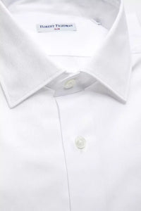 Thumbnail for Elegant White Cotton Slim Collar Shirt