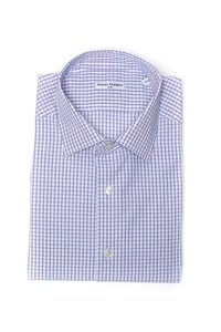 Thumbnail for Elegant Burgundy Cotton Slim Shirt
