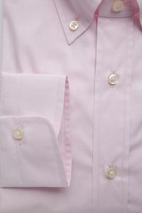 Thumbnail for Elegant Pink Cotton Button-Down Shirt