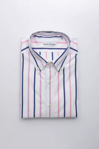 Thumbnail for Elegant White Cotton Button-Down Shirt