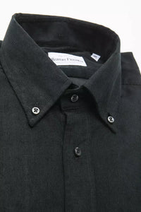 Thumbnail for Elegant Black Button-Down Cotton Shirt