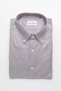 Thumbnail for Beige Cotton Button Down Men's Shirt