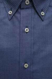 Thumbnail for Elegant Blue Cotton Button Down Shirt