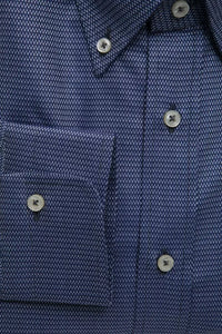 Thumbnail for Elegant Blue Cotton Button Down Shirt