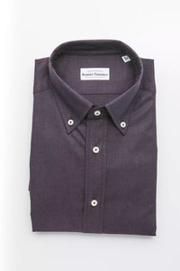 Thumbnail for Elegant Black Cotton Button-Down Shirt