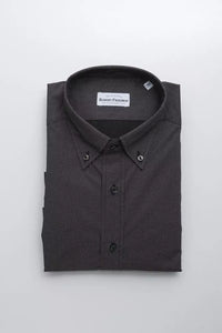 Thumbnail for Elegant Cotton Button-Down Shirt in Black