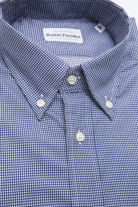 Thumbnail for Elegant Blue Cotton Button-Down Shirt