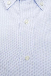 Thumbnail for Elegant Light Blue Cotton Button-Down Shirt