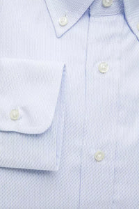 Thumbnail for Elegant Light Blue Cotton Button-Down Shirt