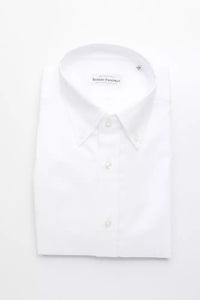 Thumbnail for Elegant White Cotton Button-Down Shirt