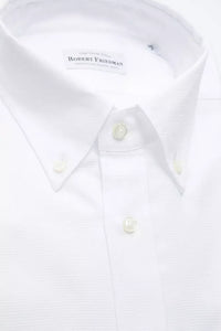 Thumbnail for Elegant White Cotton Button-Down Shirt