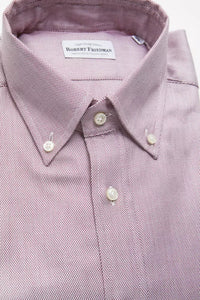 Thumbnail for Elegant Red Cotton Button-Down Shirt