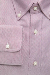 Thumbnail for Elegant Red Cotton Button-Down Shirt