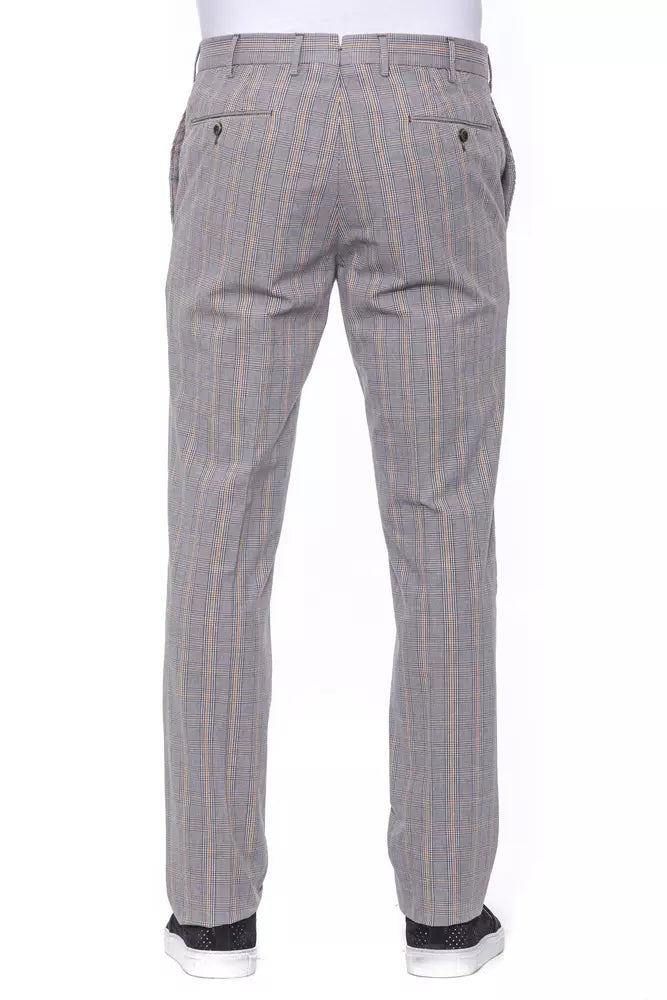 Elegant Prince of Wales Check Trousers