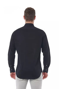 Thumbnail for Elegant Black Cotton Italian Shirt