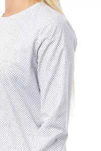 Thumbnail for Chic Polka Dot Round Neck Blouse