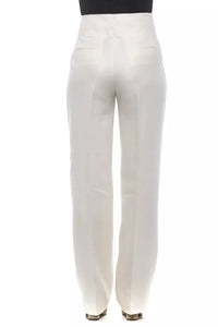 Thumbnail for Elegant High-Waisted Flax Palazzo Pants