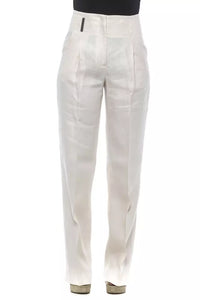 Thumbnail for Elegant High-Waisted Flax Palazzo Pants