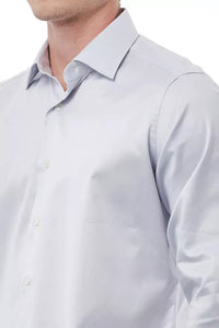 Thumbnail for Regular Fit Italian Collar Shirt in Gray