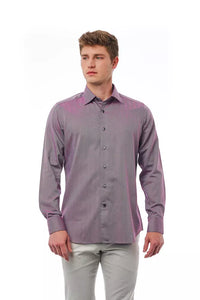 Thumbnail for Elegant Burgundy Italian Collar Shirt