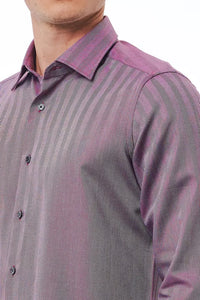 Thumbnail for Elegant Burgundy Italian Collar Shirt
