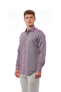 Thumbnail for Elegant Burgundy Italian Collar Shirt