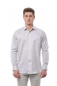 Thumbnail for Elegant White Italian Collar Shirt