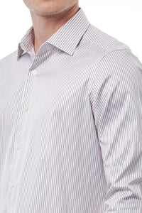 Thumbnail for Elegant White Italian Collar Shirt
