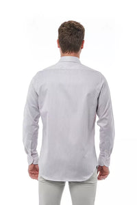 Thumbnail for Elegant White Italian Collar Shirt