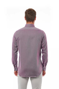 Thumbnail for Elegant Burgundy Button-Down Shirt