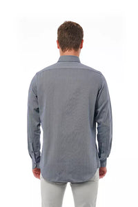 Thumbnail for Elegant Cotton Regular Fit Blue Shirt