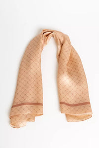 Thumbnail for Retro Chic All-Over Print Silk Scarf